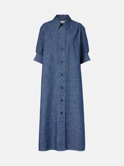 Jil Sander Cotton chambray shirt dress