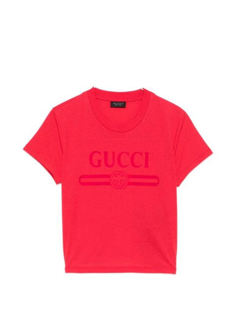 GUCCI Gucci Women Logo Cotton T-Shirt