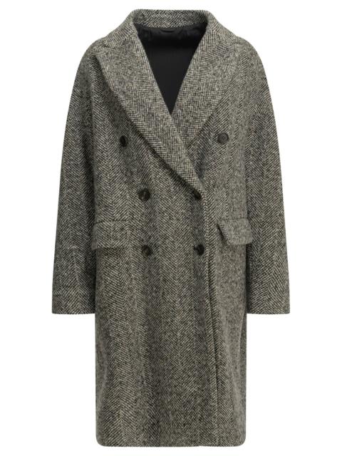 Brunello Cucinelli Brunello Cucinelli Dazzling Long Coat Grey
