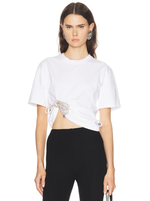 AREA Crystal Knot T-Shirt