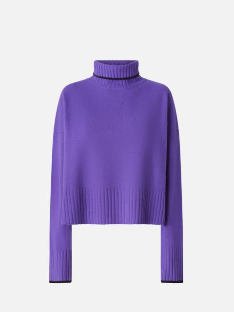 PINKO KNIT POLO-NECK SWEATER