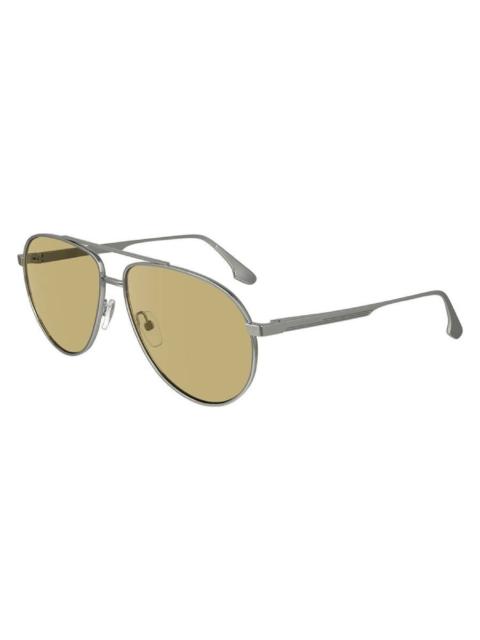Victoria Beckham Victoria Beckham Brown Pilot Ladies Sunglasses VB242S 042 61