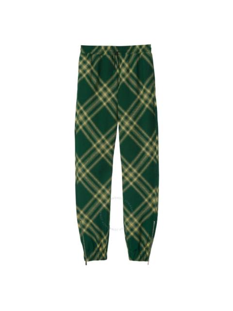 Burberry Check Wool Jogging Pants