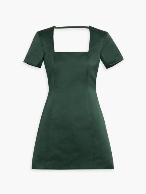 Cult Gaia Lisa open-back satin-crepe mini dress