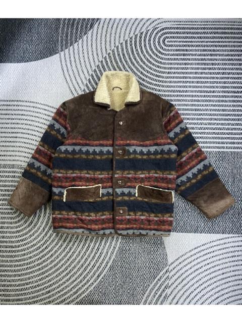Other Designers Japanese Brand - Vintage 80s Japanese Fashion Navajo Wool Jacket