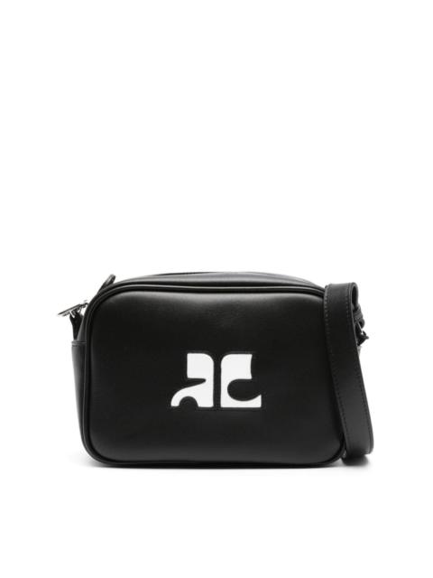 courrèges Leather camera bag