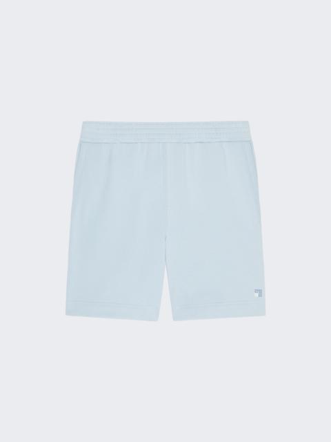 Givenchy Fleece Bermuda Shorts Sky Blue