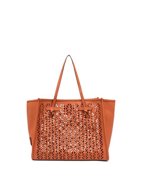 Other Designers Gianni Chiarini Marcella Smooth Leather Tote Bag