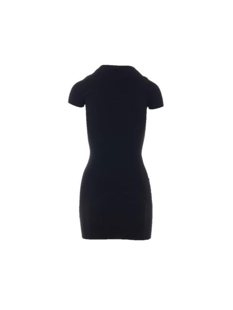 Miu Miu Miu Miu Women Logo Mini Dress