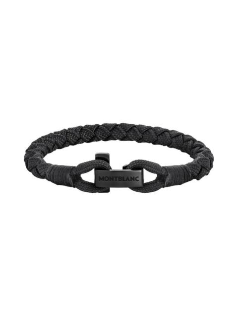 Montblanc Montblanc T-Hook Bracelet in Black Nylon & Stainless Steel
