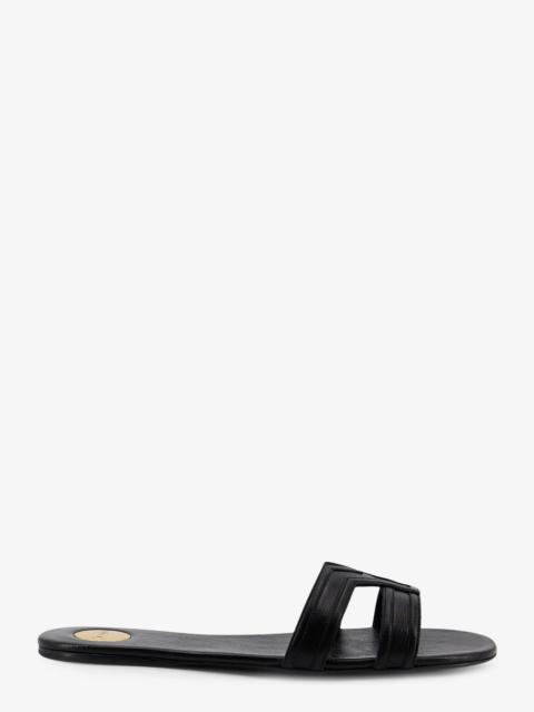 SAINT LAURENT Saint Laurent Mabrouka Leather Sandals