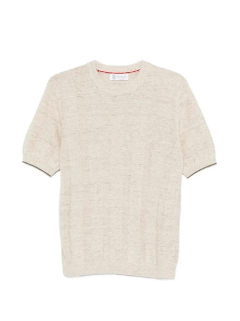Brunello Cucinelli Short Sleeve Sweater