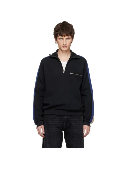 Maison Margiela Black Taped Sweatshirt