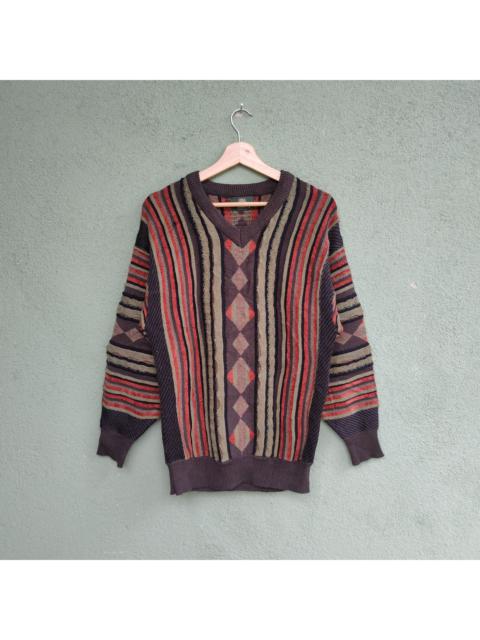 Other Designers Aran Isles Knitwear - Vtge G-STAFF AUTHENTIC Coogi Style Knitwear Sweater Jumper