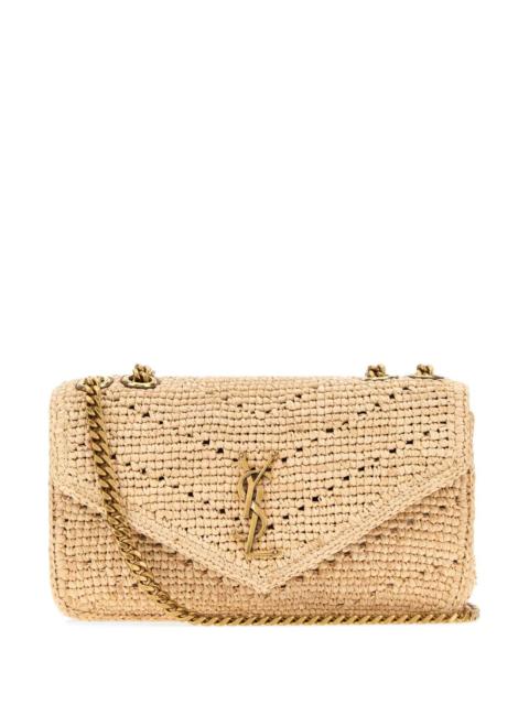 SAINT LAURENT Saint Laurent Women Raffia Small Loulou Shoulder Bag