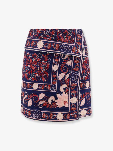 FARM RIO - Farm Rio New Guilhermina Cotton Miniskirt