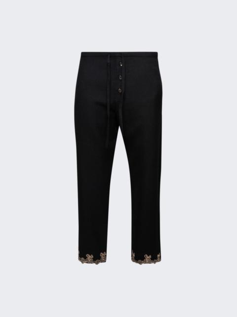 BODE Laurelist Pajama Pants Black