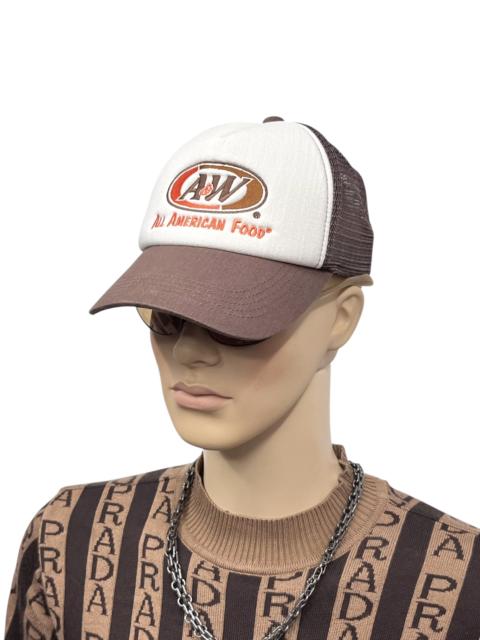 Other Designers Garment Reproduction of Workers - A&W Okinawa Japan Trucker Hat Y2K Fast Food Promo Worker Cap