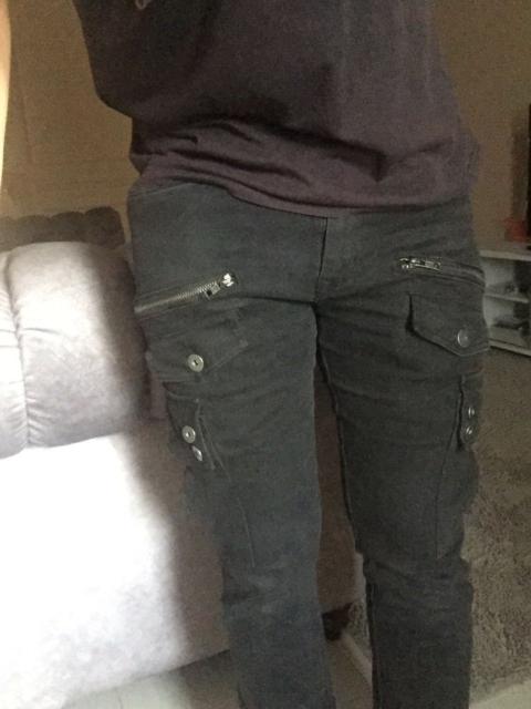 Other Designers Designer - CARGO PANT JAPAN MUlTIPOCKET AND ZIPPER SLIM FIT