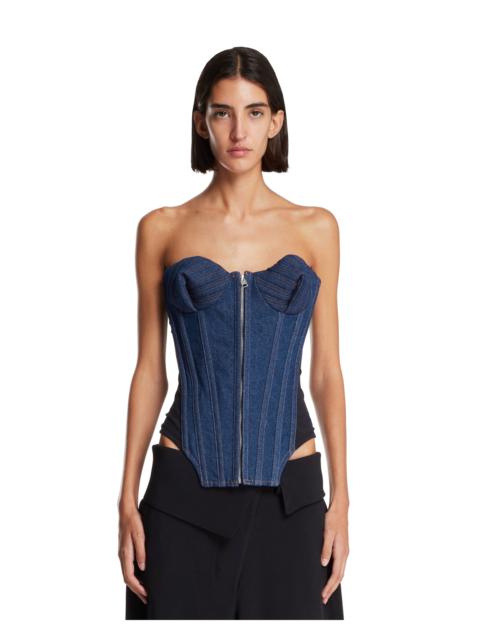 Jean Paul Gaultier Blue Denim Corset