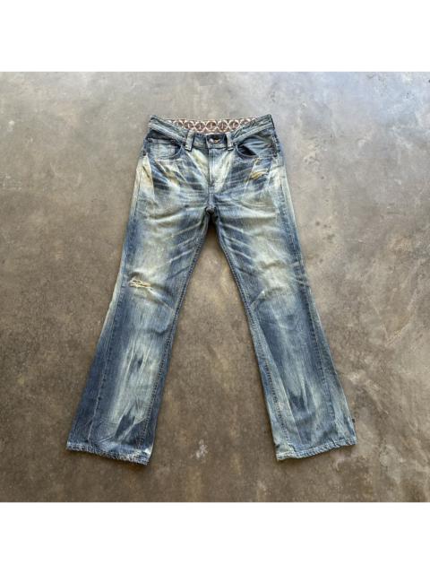 Other Designers Vintage Edwin FLARE Faded Rusty Denim Jean Pant W34