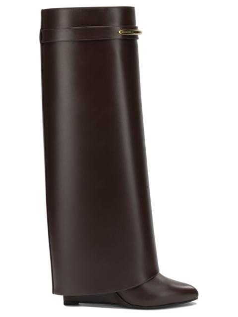 Givenchy Givenchy Shark Pinch Knee Boots Brown Women
