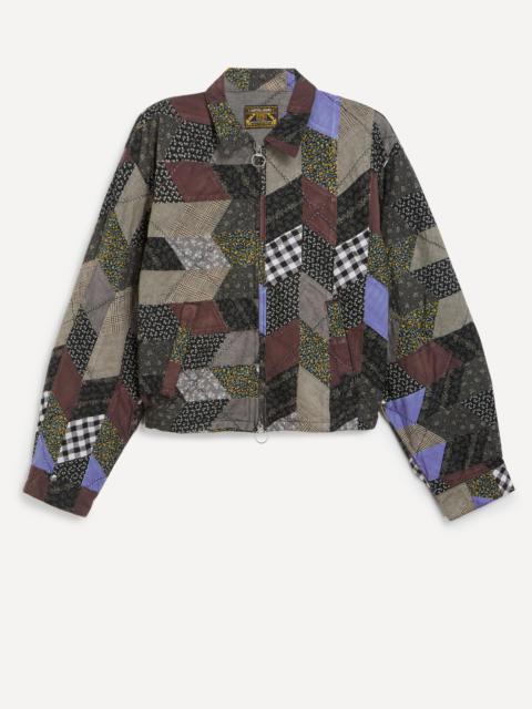 Kapital Yabane Quilt Patchwork Drizzler Parka