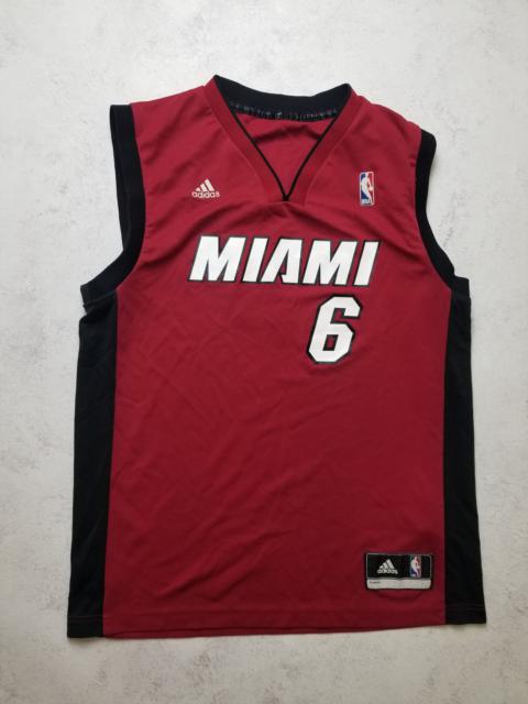 adidas LeBron James Miami Heat Adidas Swingman Alternate Red Jersey