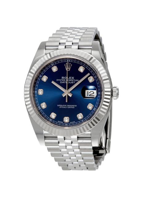 ROLEX Rolex Datejust Blue Diamond Dial Automatic Men's Jubilee Watch 126334BLDJ