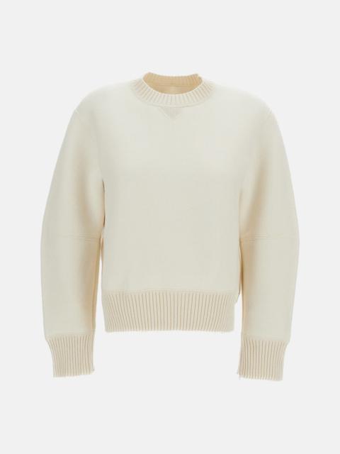 sacai Sacai Women Cotton Cashmere Knit Pullover