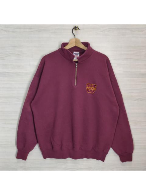Other Designers Jerzees × Vintage - 90s University Titans Football Sweater Quarter Zip