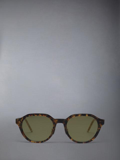 Thom Browne ACETATE OVAL SUNGLASSES