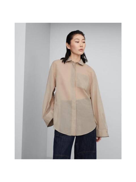 Brunello Cucinelli Brunello Cucinelli Light Beige Oversized Shirt
