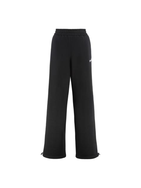 VERSACE JEANS COUTURE embroidered-logo drawstring track trousers