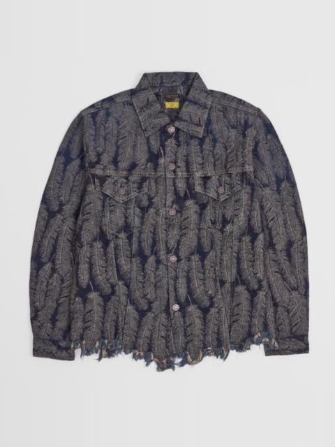 Kapital Kapital Feather Jaquard Woven Indigo Type 3 Jacket