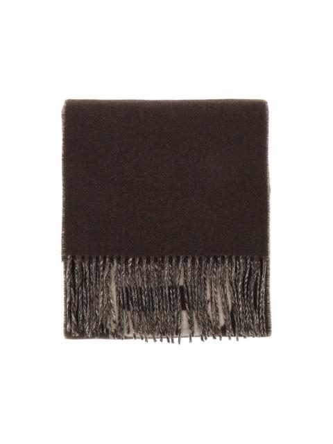 JACQUEMUS Jacquemus Jacquard Logo Wool Scarf Brown