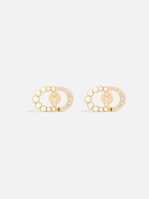 Dior Petit CD Duo Stud Earrings