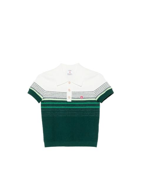 CASABLANCA Casablanca Green Tops - Polo Tops Women