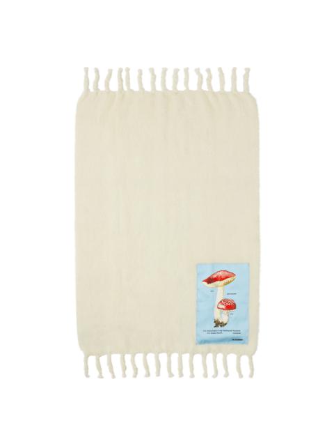 Jil Sander Off-White Mushroom Mohair Blanket
