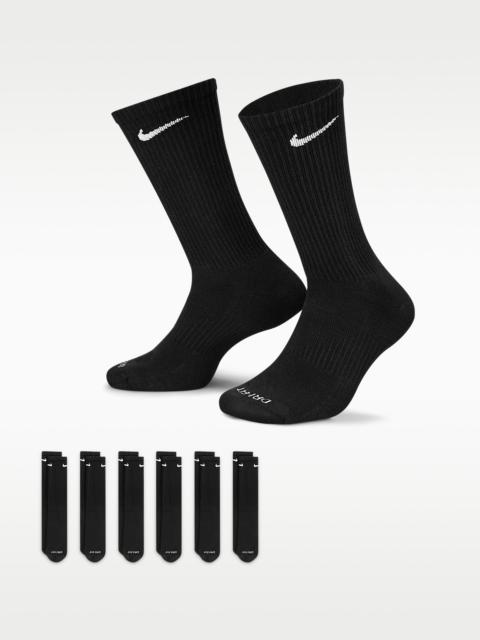 Nike Nike Everyday Plus Cushioned Training Crew Socks (6 Pairs)