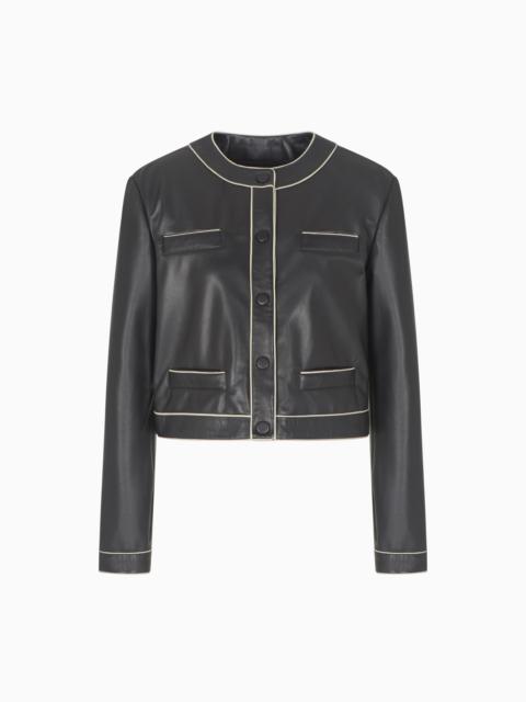 EMPORIO ARMANI LEATHER JACKETS