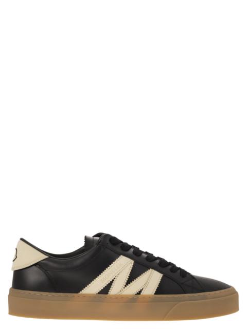 Moncler Moncler Men Monaco2 - Leather And Nubuck Sneakers.