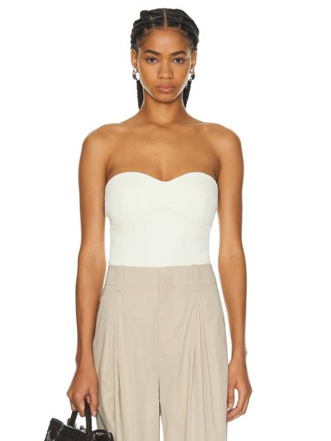 Bottega Veneta Strapless Bodysuit Top