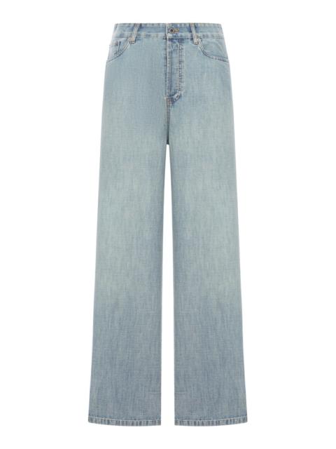 Miu Miu Miu Miu Women Chambray Denim Jeans