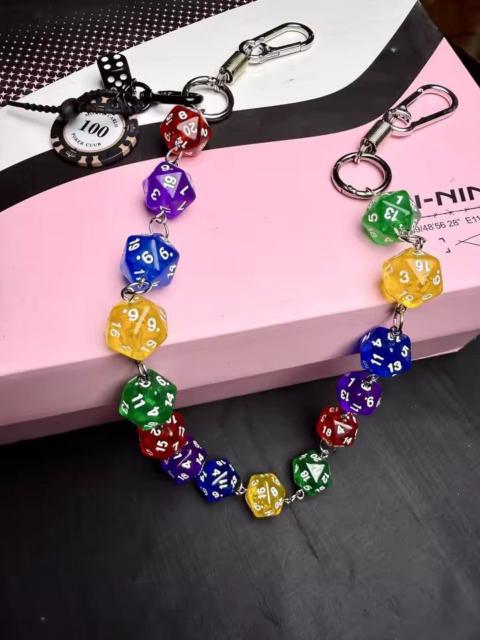 Other Designers Vintage - Hip-Hop Punk Style Poker Dice Wallet Chain