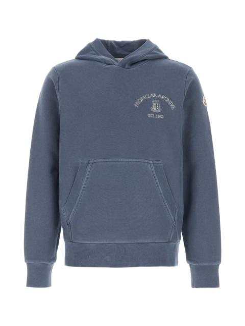 Moncler Air Force Blue Cotton Sweatshirt