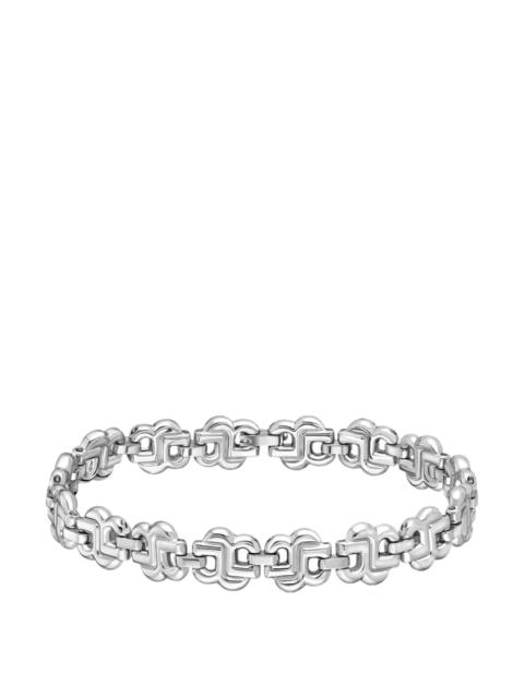 BOSS SILVER-TONE BRACELET WITH DOUBLE B MONOGRAMS