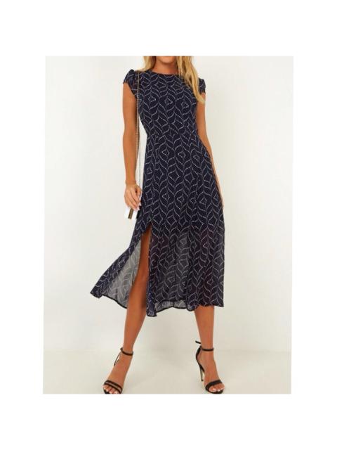 Other Designers Showpo. - Showpo Got My Attention Dress in Navy Print