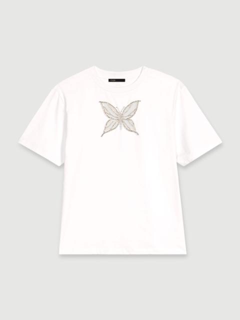 maje Rhinestone T-shirt