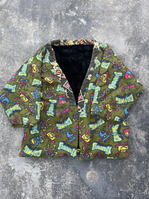 Other Designers Vintage - Hysteric Glamour Cosmic printed haori fleece kimono